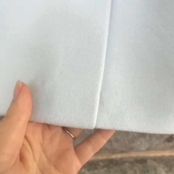 WHBM baby blue petite boot skirt - Picture 3 of 8